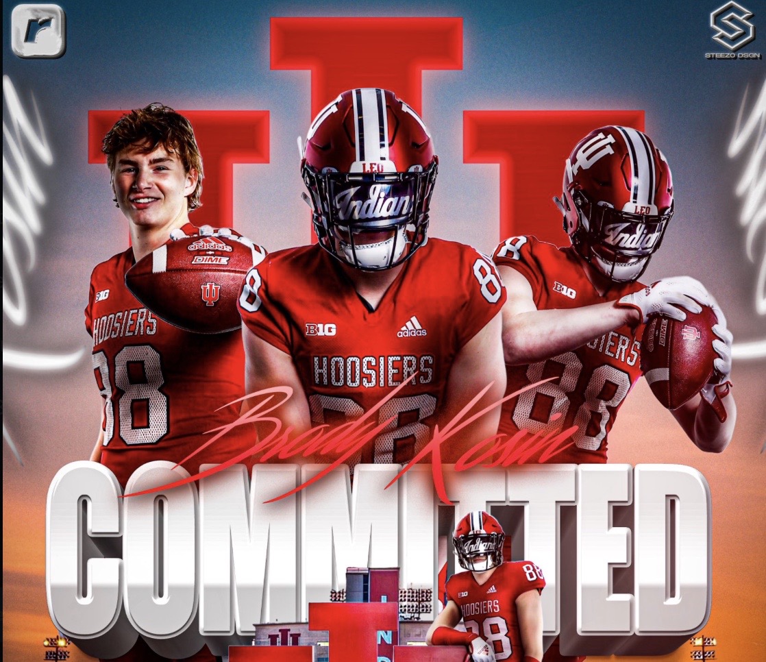 Indiana football lands commitment from 2024 TE Brody Kosin