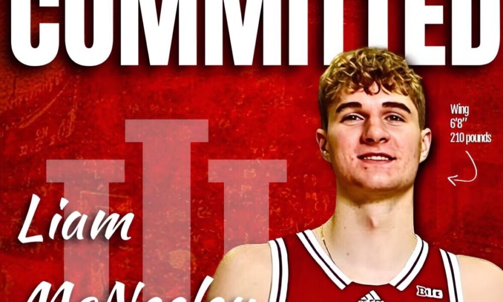 Indiana basketball lands commitment from 2024 top15 prospect Liam McNeeley