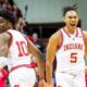 Indiana basketball players Kaleb Banks and Malik Reneau