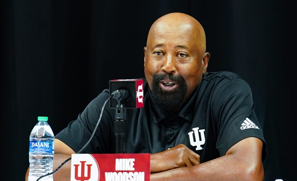 Indiana basketball head coach Mike Woodson comments on Pat Knight's ...