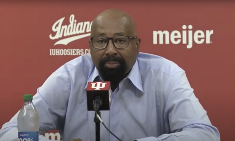 Indiana basketball head coach Mike Woodson