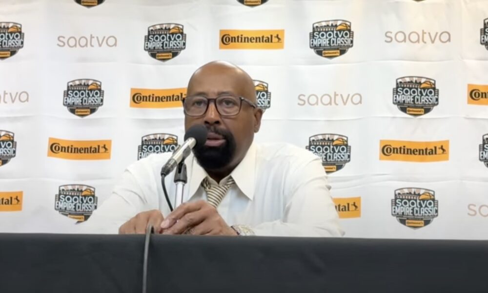 Indiana basketball head coach Mike Woodson