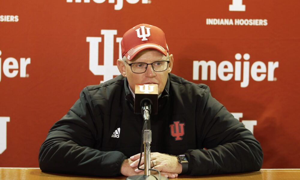 Indiana football head coach Tom Allen