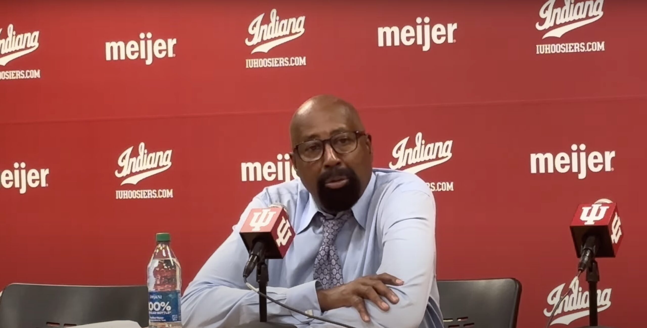 Indiana basketball head coach Mike Woodson