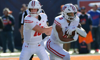 Indiana football vs Wisconsin football