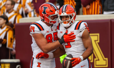 Indiana football vs Illinois football in week 11