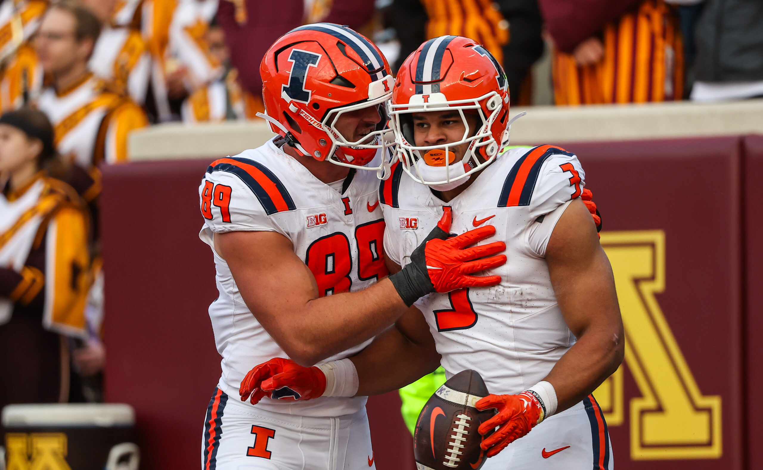 Indiana football vs Illinois football in week 11