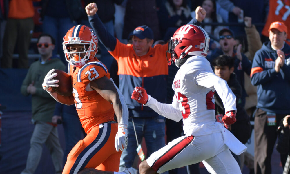 Indiana football fell to Illinois football 48-45 on Saturday in overtime.