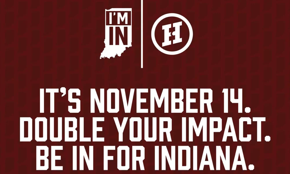 For the second consecutive year, an anonymous Indiana donor will match every donation up to $1M made to ‘Hoosiers For Good’ & ‘Hoosiers Connect'.