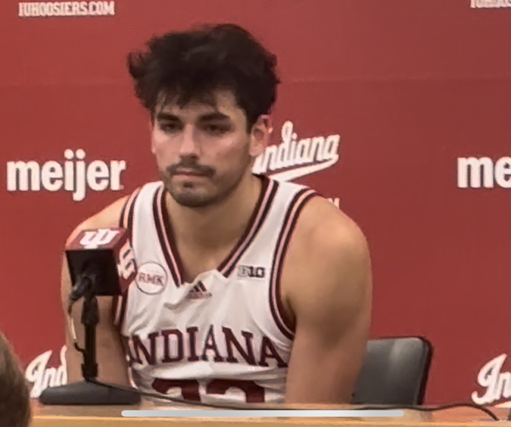 Player Qanda Trey Galloway Reacts To Indiana Basketballs 75 71 Loss