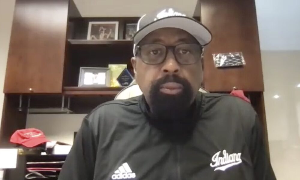 Indiana basketball head coach Mike Woodson