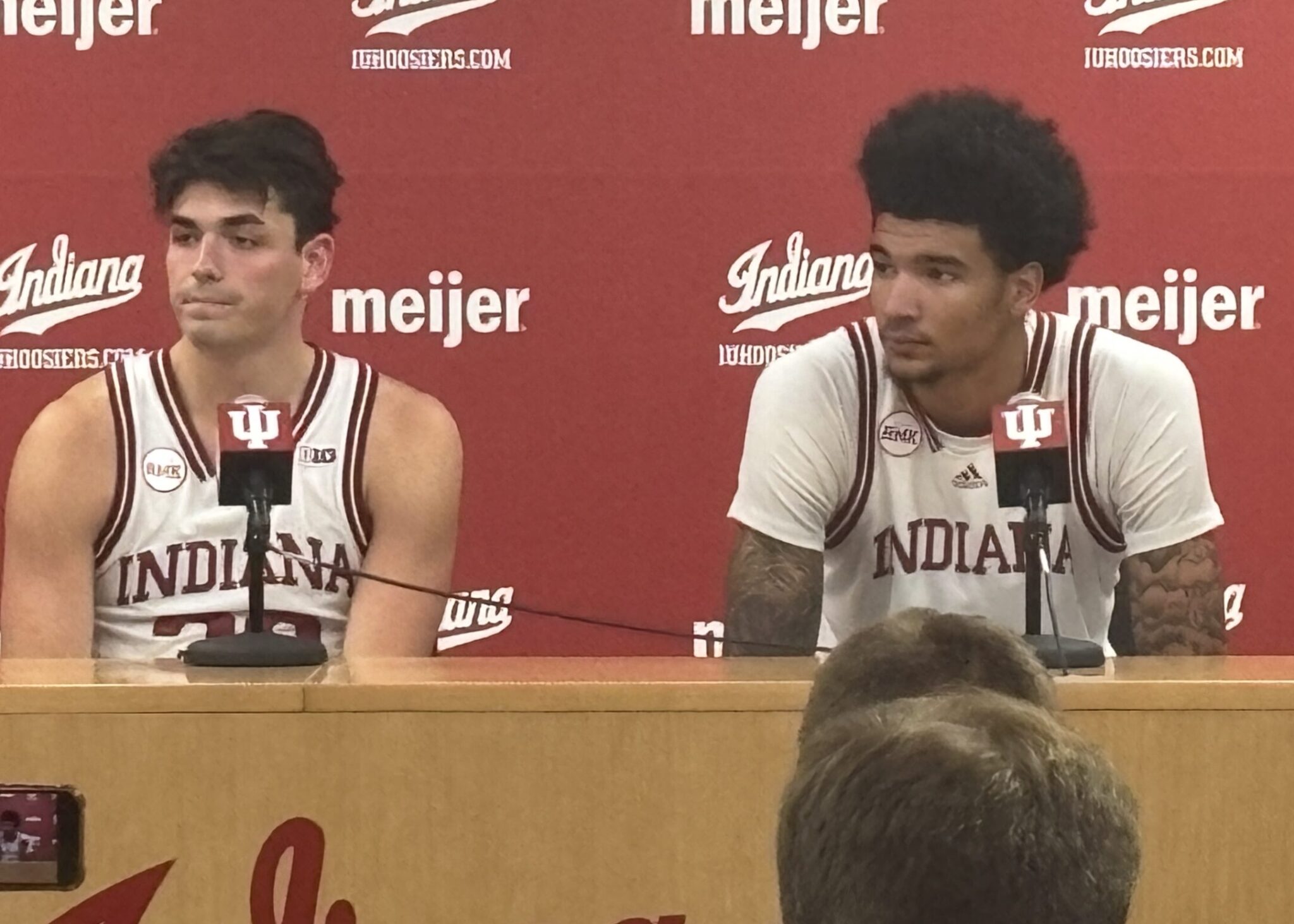 Player Qanda Kelel Ware And Trey Galloway React To Indiana Basketballs