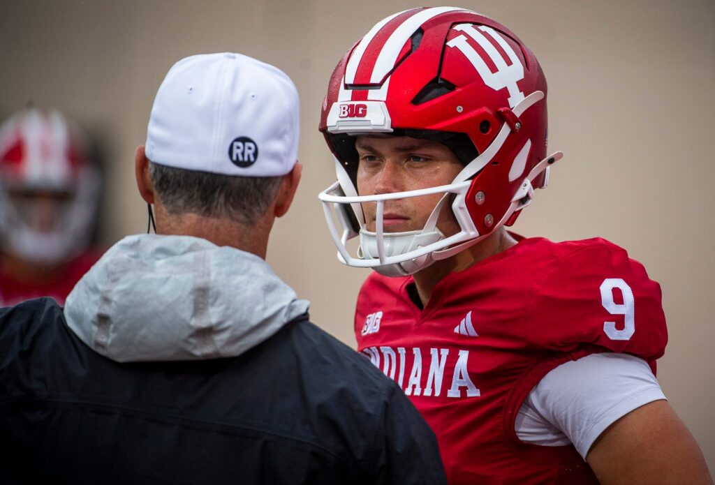 Indiana Football Quarterback Kurtis Rourke Headlined In Pff Nfl Draft